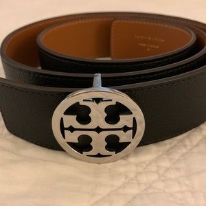 Tory Burch belt - black on one side brown on the other